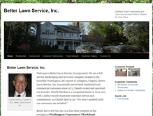 Tablet Screenshot of betterlawnserviceinc.com